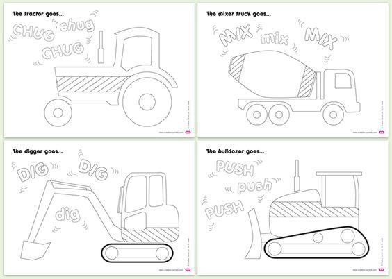 Construction Coloring Pages Free