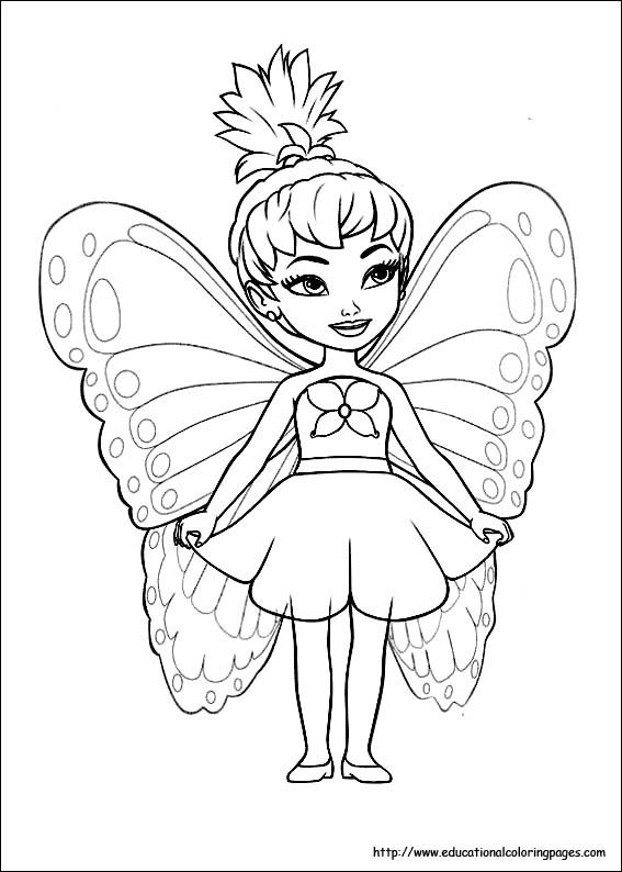 Fairy Coloring Pages Free