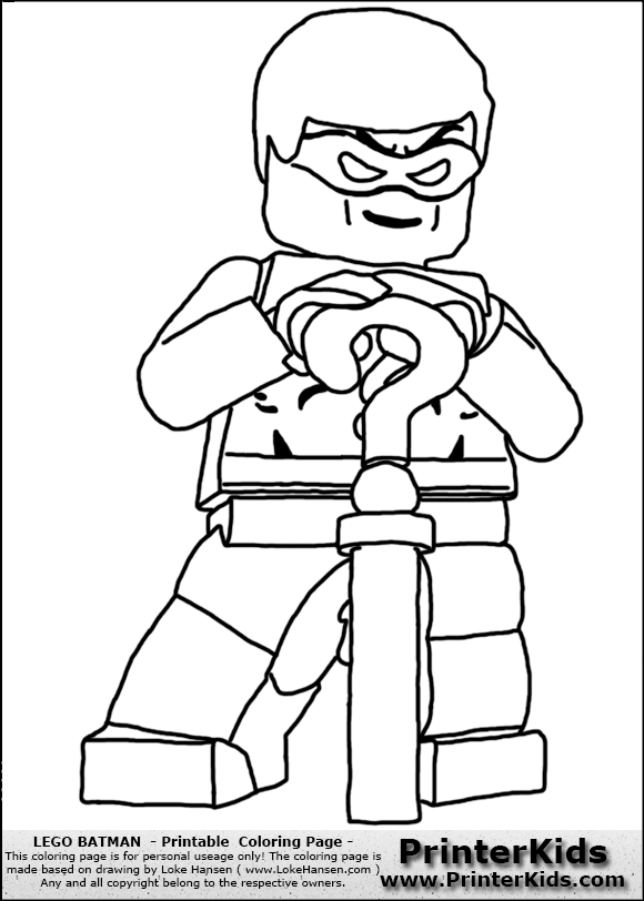 Flash Coloring Pages Lego