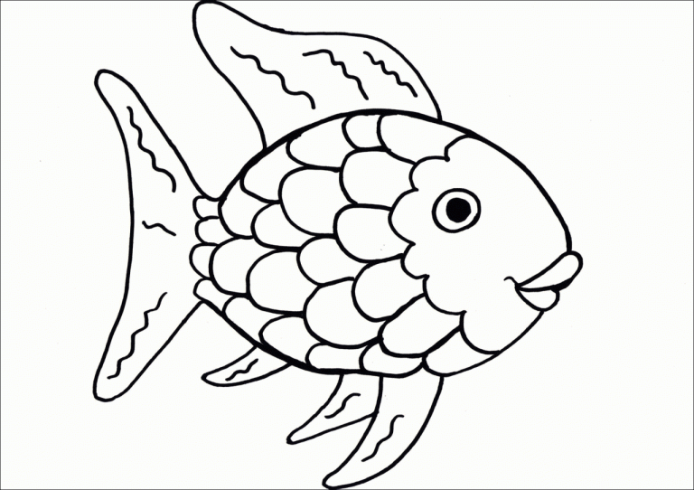 Fish Coloring Page Printable