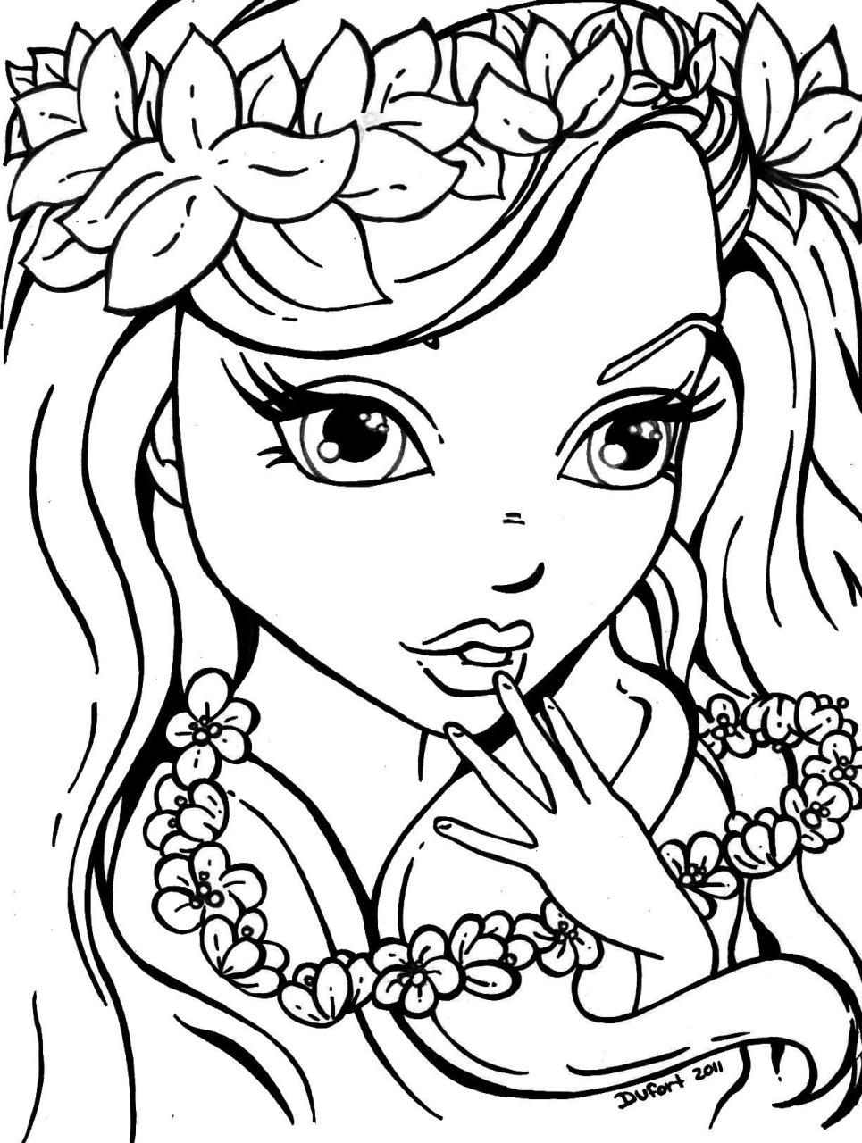Cool Coloring Pages For Teenage Girls Coloring Home