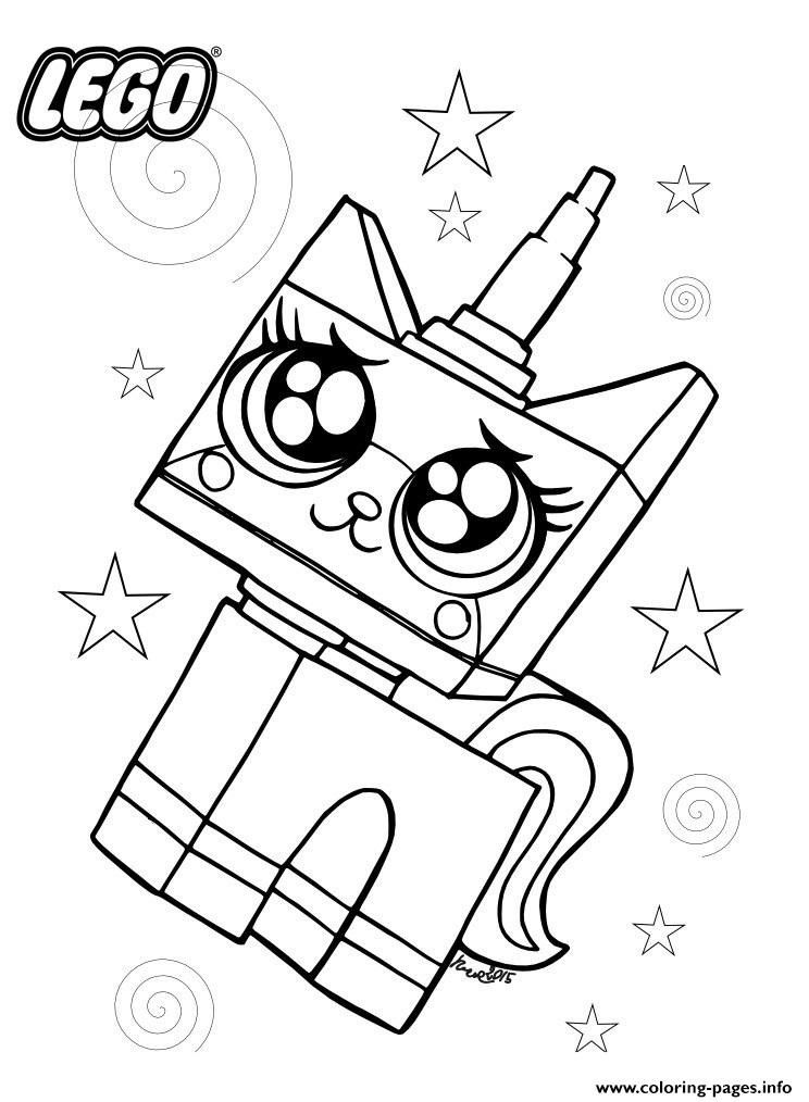 Cartoon Unikitty Coloring Pages