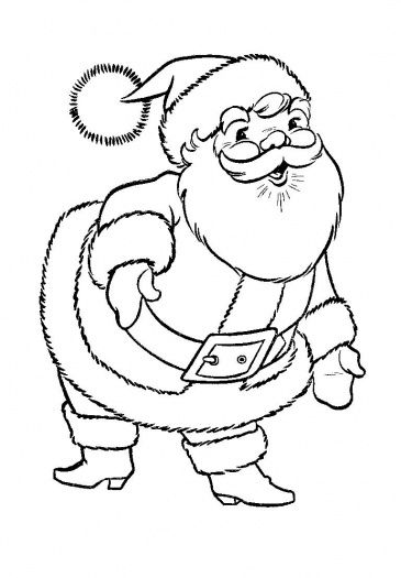 Santa Claus Coloring Picture