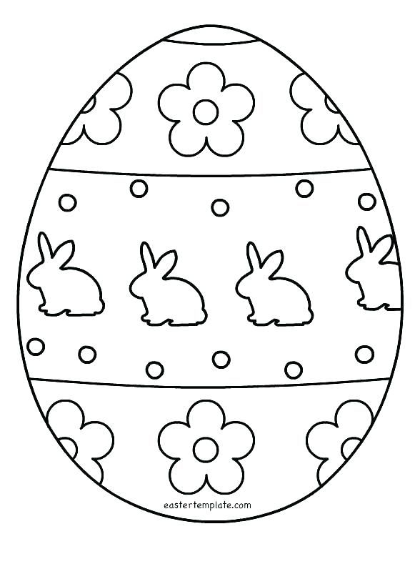Egg Coloring Pages For Kids