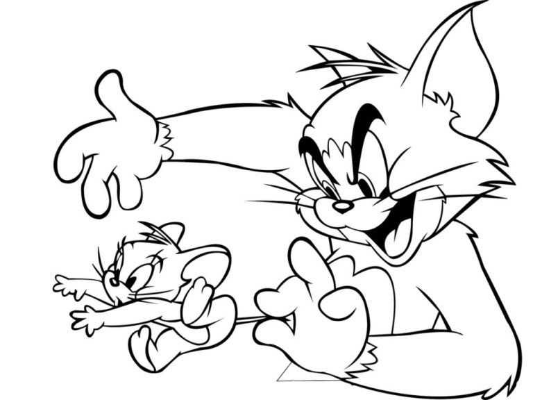 Tom And Jerry Coloring Pages Free