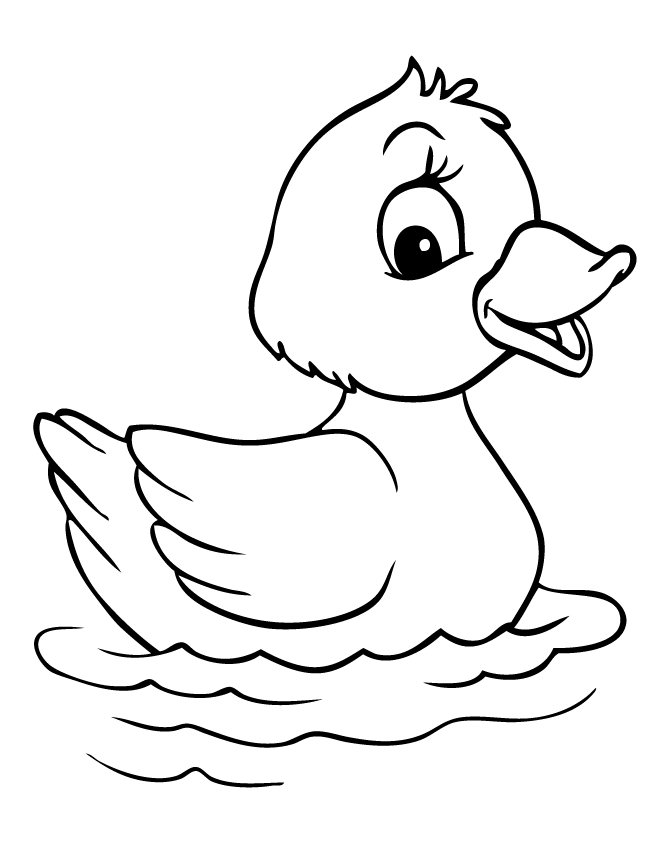 Duck Coloring Pages Printable
