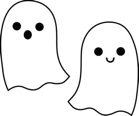 Halloween Printable Coloring Pages Ghost