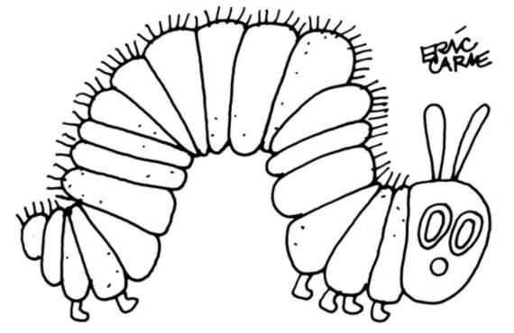 Caterpillar Coloring Pages Printable