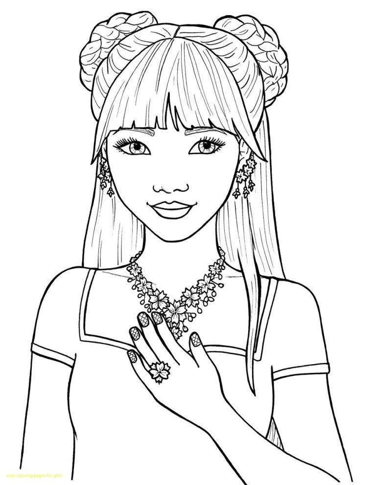 Coloring Pages For Girls Cute