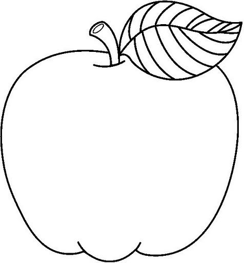 Apple Coloring Pages Free Printable