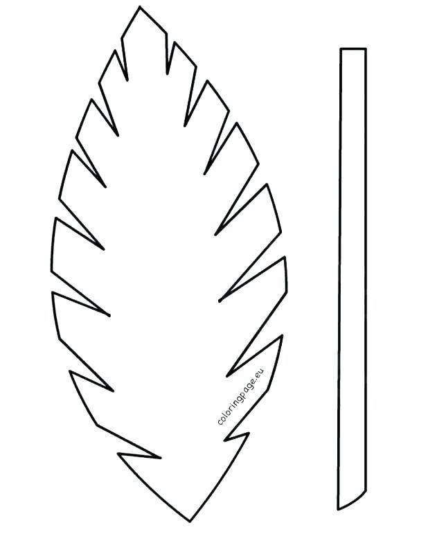 Leaf Coloring Pages For Toddlers