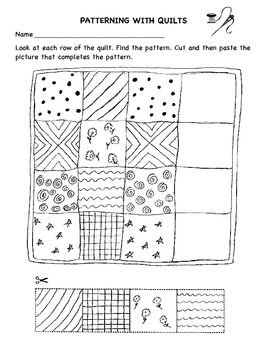 Elementary Art Pattern Worksheets