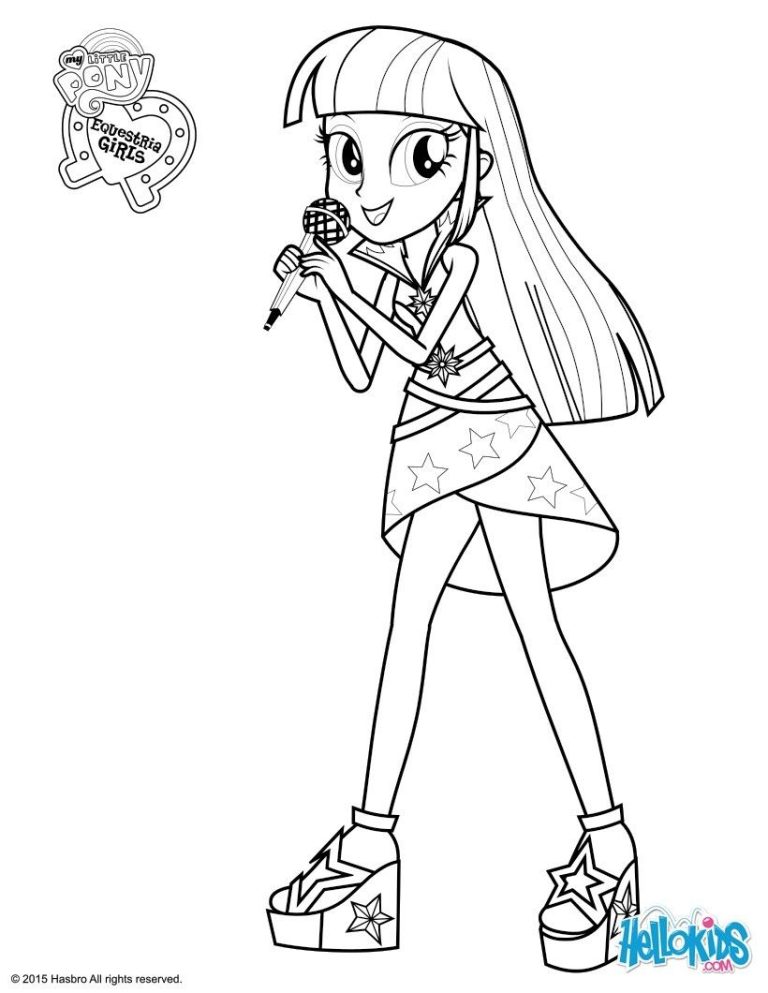 Twilight Sparkle Coloring Pages To Print