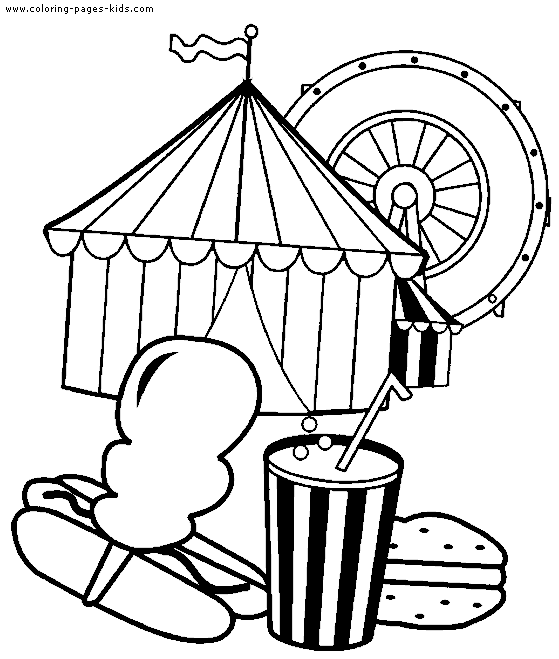 Circus Coloring Pages For Kids