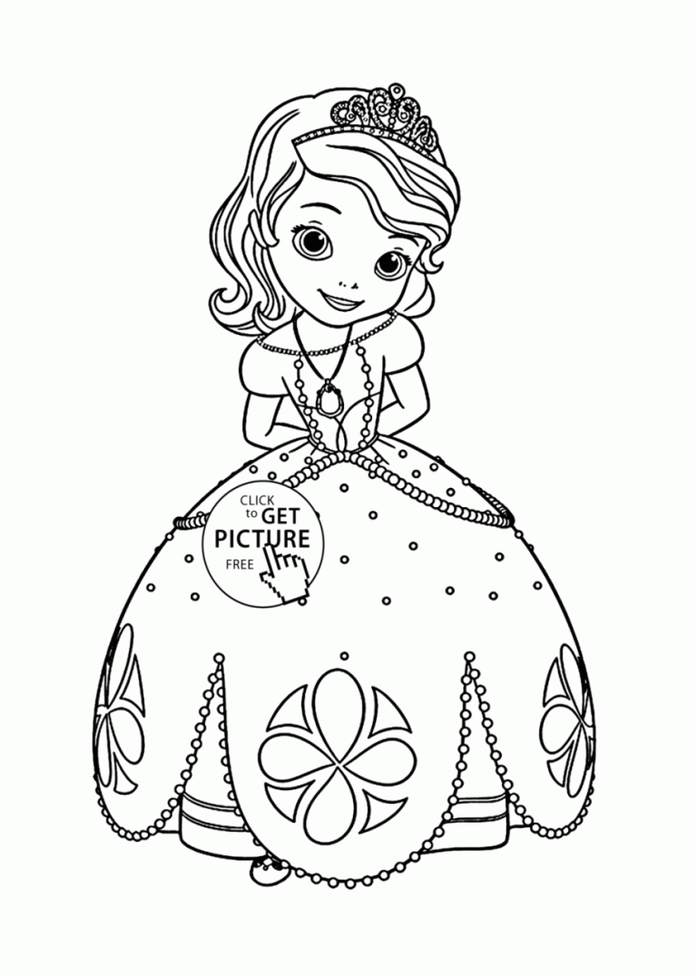 Printable Princess Coloring Pages For Girls