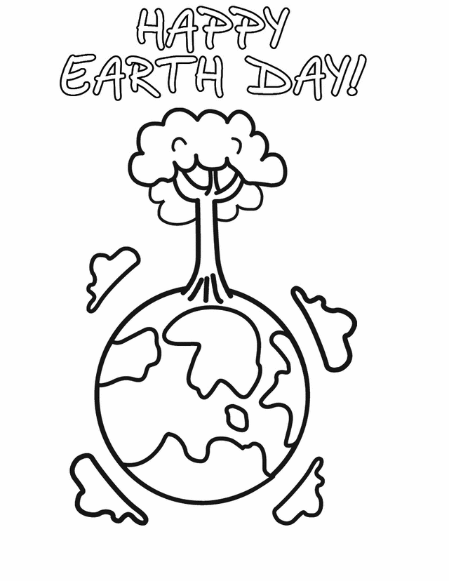 Kids Earth Day Coloring Pages