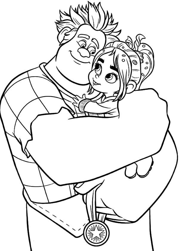 Wreck It Ralph Coloring Pages Free