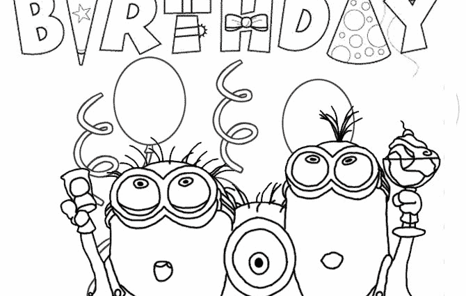 Minion Coloring Pages Free Printable