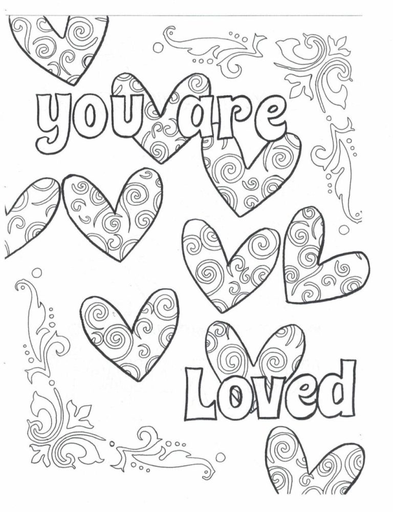 Love Coloring Pages Free