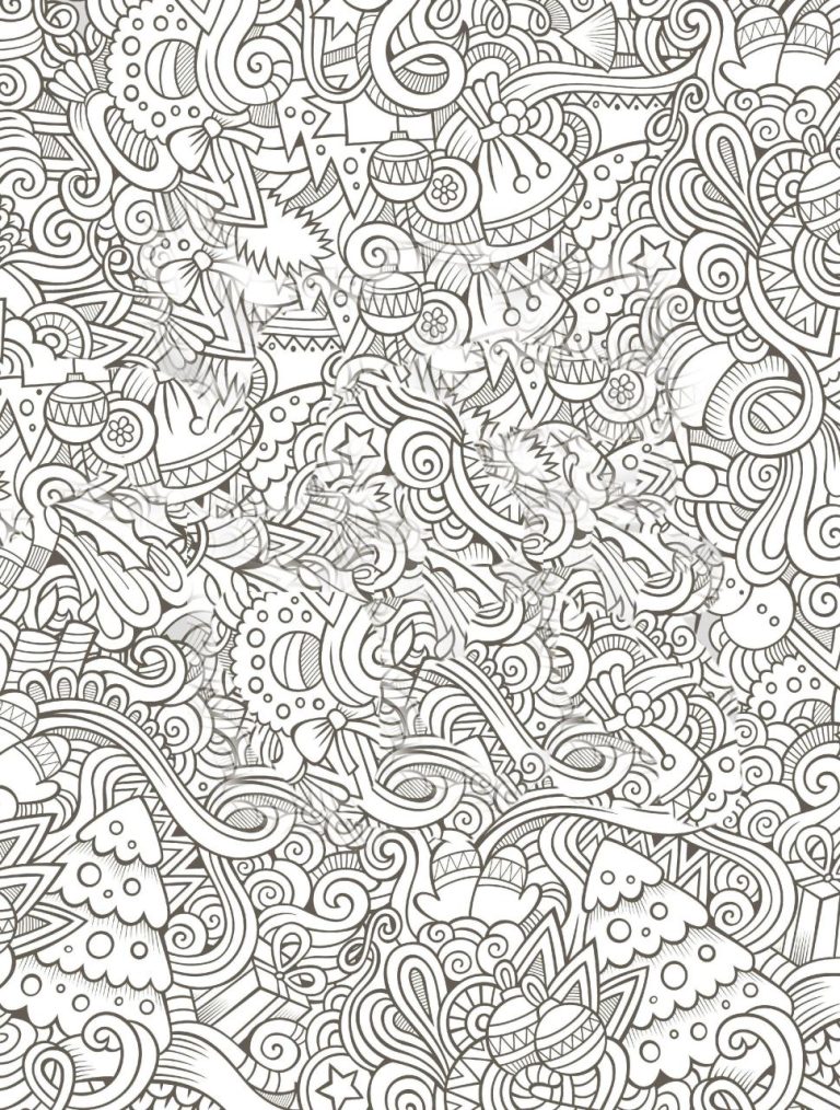 Holiday Coloring Pages For Adults