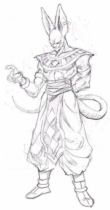 Beerus Dragon Ball Super Coloring Pages
