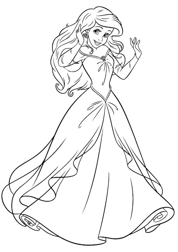 Momjunction Coloring Pages Princess