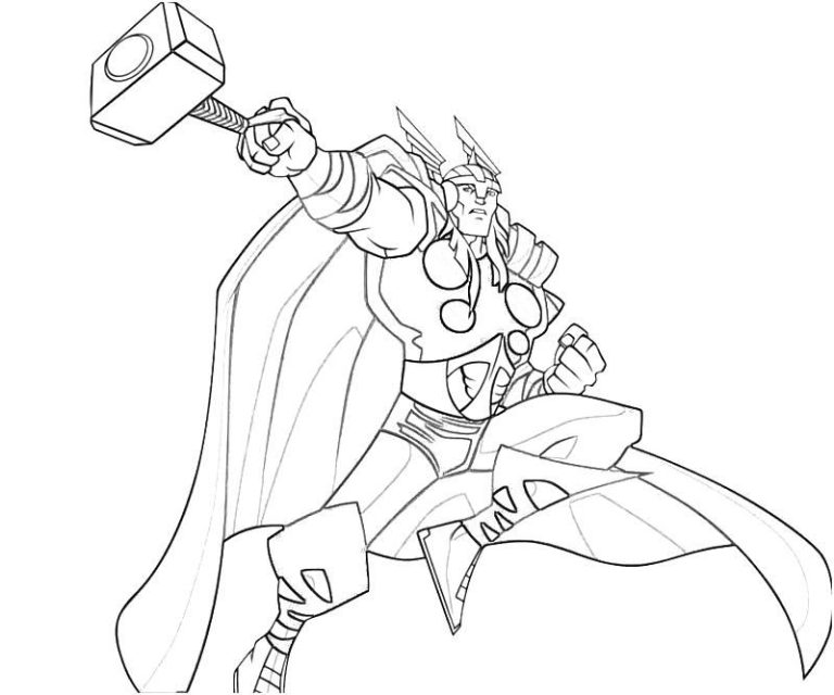 Thor Coloring Pages To Print