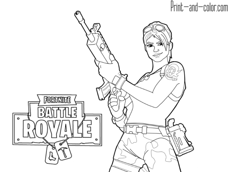 Fortnite Coloring Pages Printable