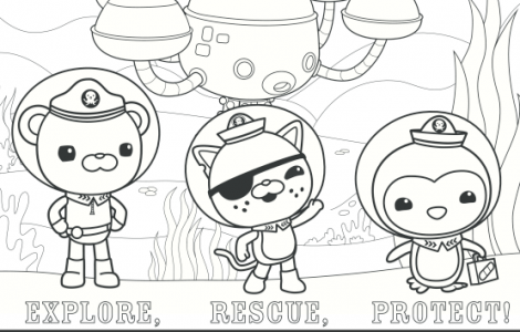 Octonauts Coloring Pages Printable