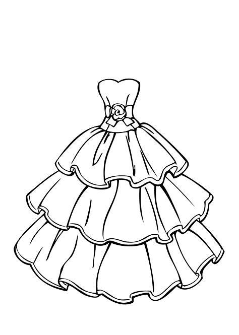Dress Barbie Drawing With Colour Easy