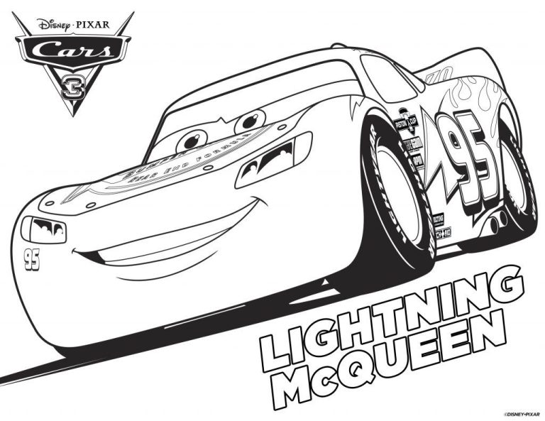 Lightning Mcqueen Coloring Pages To Print