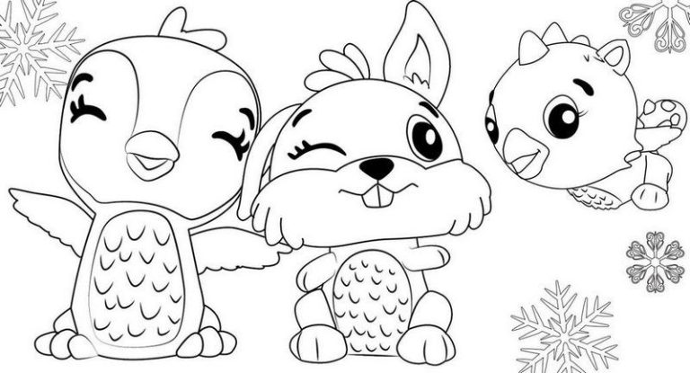 Mermaid Hatchimals Coloring Pages