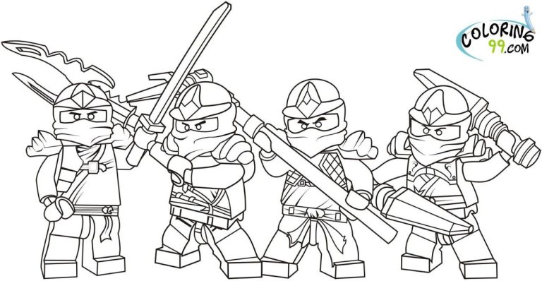Ninjago Coloring Pages For Kids