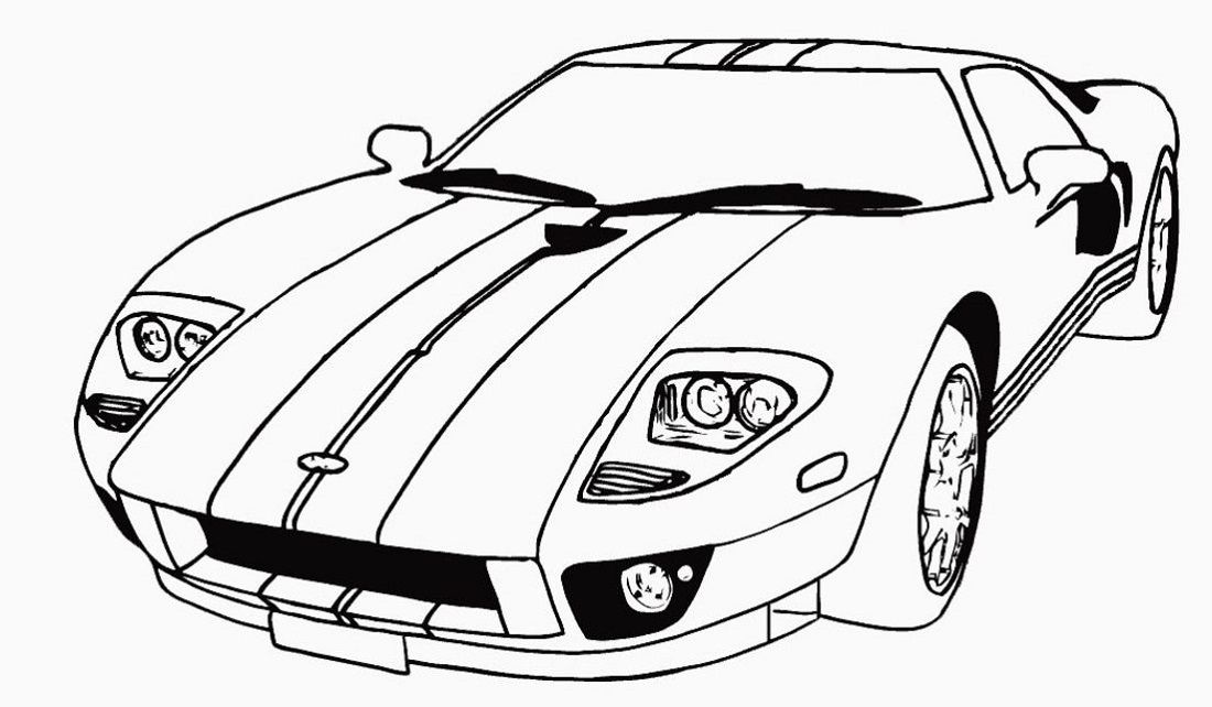 Car Colouring Pictures