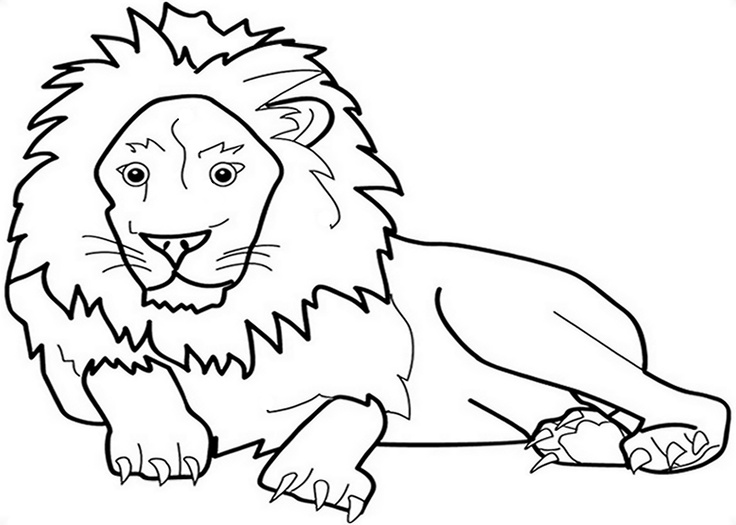 Zoo Animal Coloring Pages For Preschool