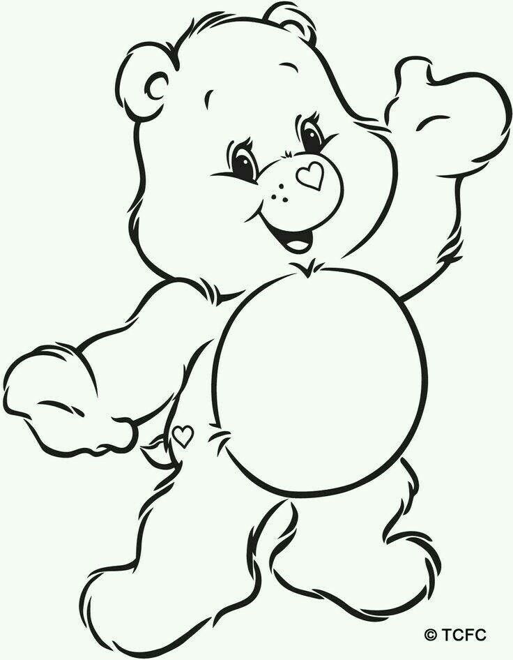 Grumpy Care Bear Coloring Pages