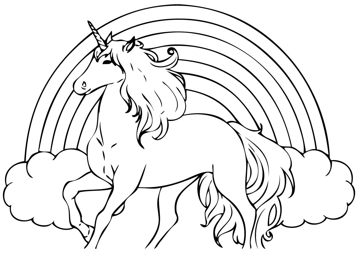 Coloring Pages For Girls Unicorn