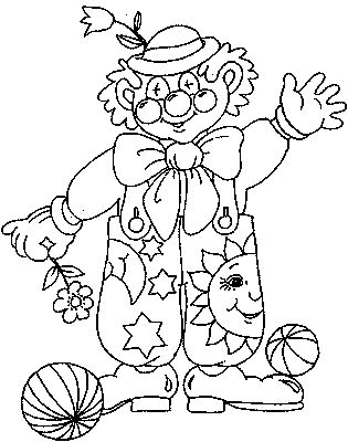 Easy Circus Coloring Pages