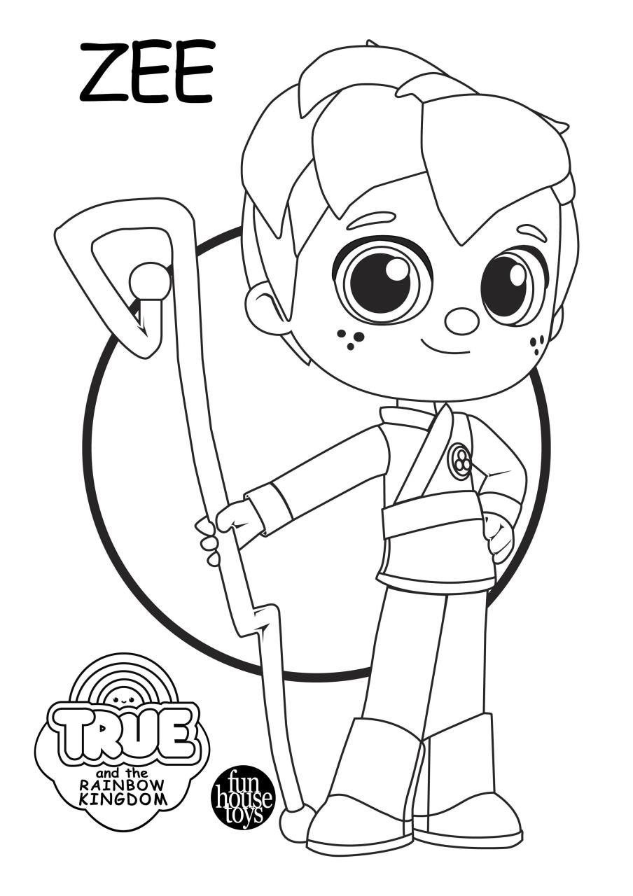 True Coloring Pages