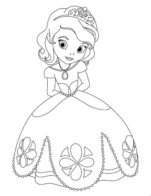 Sofia Coloring Pages For Kids