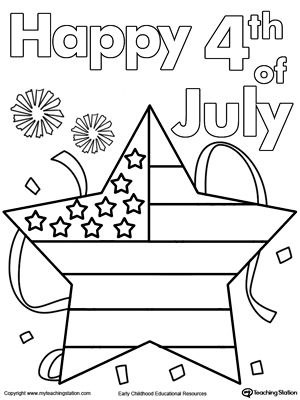 Kid 4th Of July Coloring Pages