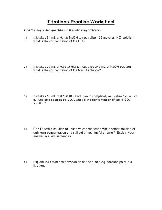 Specific Heat Practice Problems Worksheet With Answers
