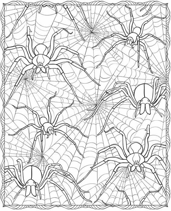 Halloween Colouring Pages For Adults