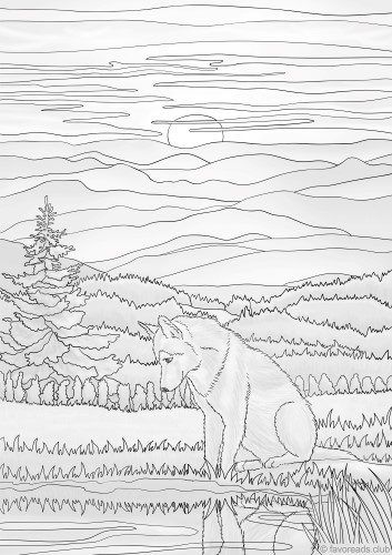 Sunset Coloring Pages