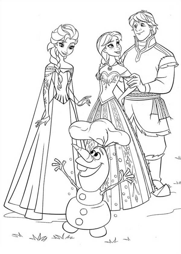 Anna Coloring Pages Elsa