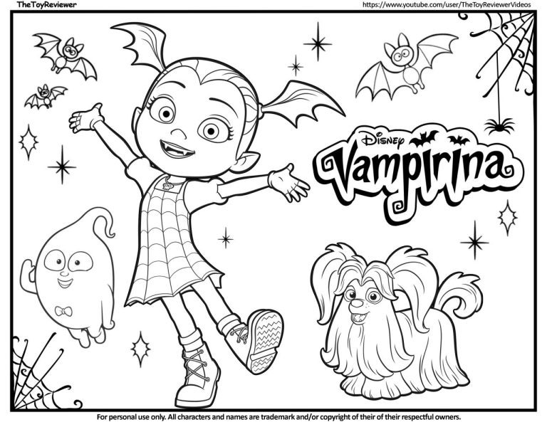 Vampirina Halloween Vampirina Coloring Pages