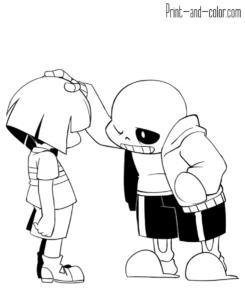 Undertale Coloring Pages Printable