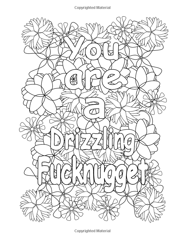 Swear Word Coloring Pages Free