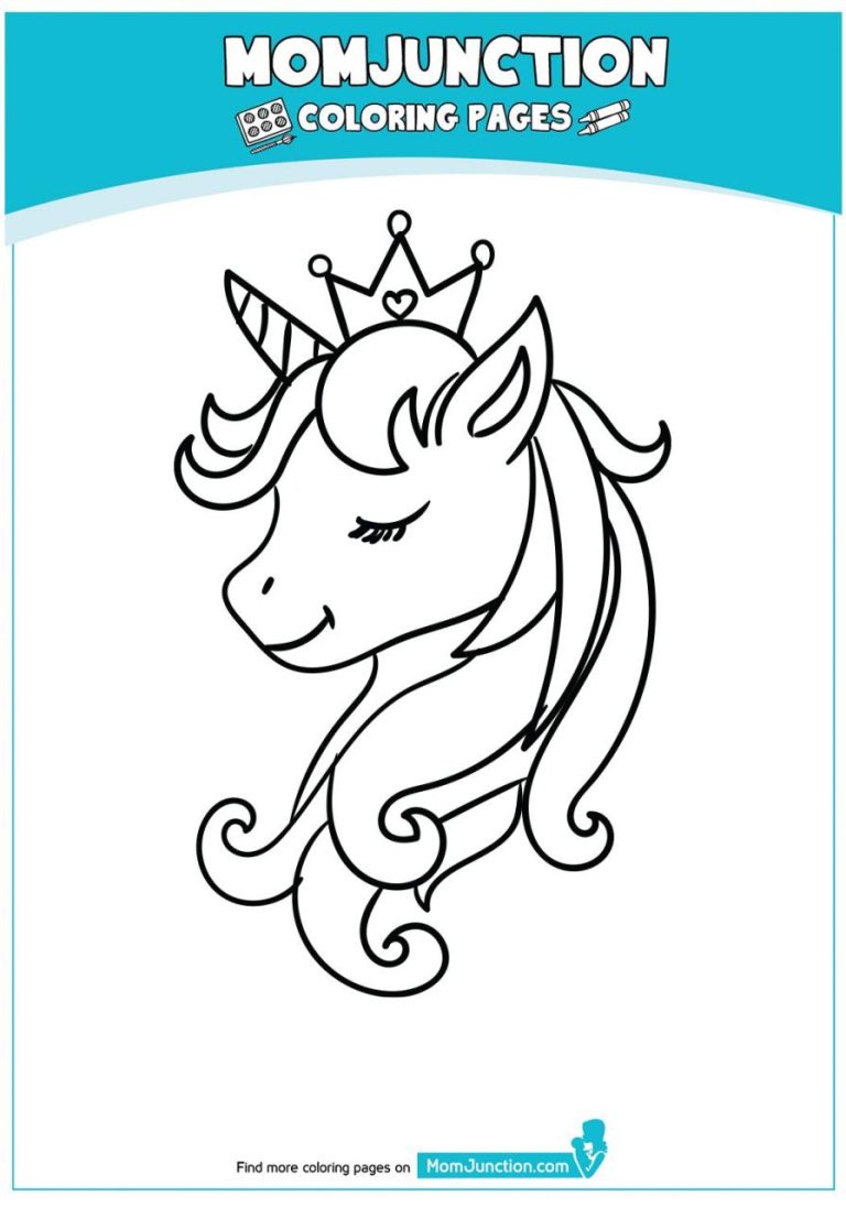 Momjunction Unicorn Coloring Pages