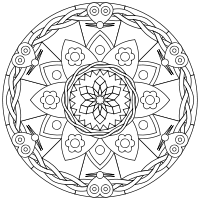Online Coloring For Adults Mandalas